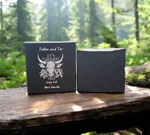 Tallow & Tar Men’s Soap | Detox & Exfoliating Bar